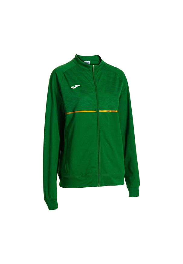 Bluza do biegania damska Joma Record III Full Zip. Kolor: zielony