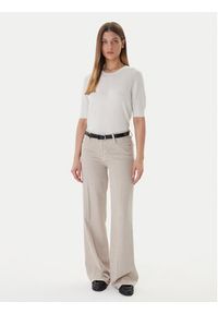 United Colors of Benetton - United Colors Of Benetton Sweter 1002D10D2 Beżowy Regular Fit. Kolor: beżowy. Materiał: wełna