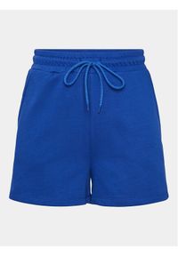 Pieces Szorty sportowe Chilli Summer 17118868 Niebieski Regular Fit. Kolor: niebieski. Materiał: syntetyk