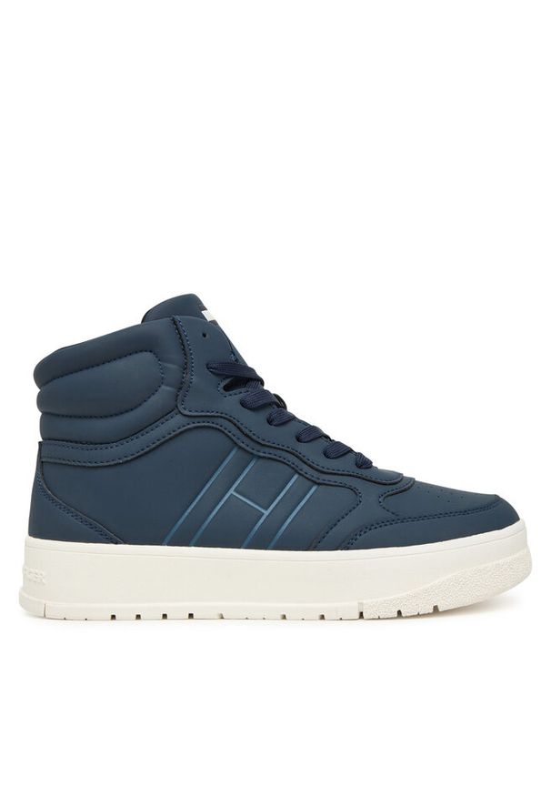TOMMY HILFIGER - Sneakersy Tommy Hilfiger. Kolor: niebieski