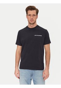 Marc O'Polo Denim T-Shirt 500 0006 002 Granatowy Relaxed Fit. Typ kołnierza: polo. Kolor: niebieski. Materiał: bawełna