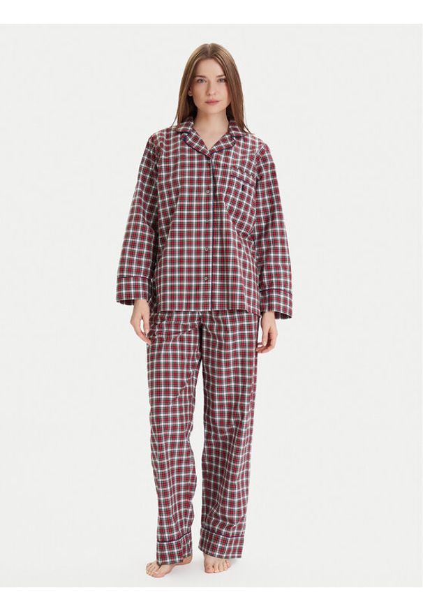 Polo Ralph Lauren Piżama 4P0429 Bordowy Relaxed Fit. Kolor: czerwony. Materiał: bawełna
