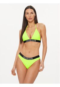 Calvin Klein Swimwear Dół od bikini KW0KW02509 Zielony. Kolor: zielony. Materiał: syntetyk #3