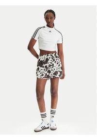 Adidas - adidas Szorty sportowe Satin KA2674 Brązowy Loose Fit. Kolor: brązowy. Materiał: syntetyk #7