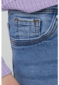 Vero Moda jeansy damskie medium waist. Kolor: niebieski #4