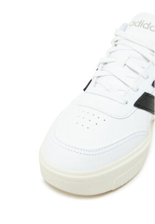 Adidas - adidas Sneakersy Courtblock JI2202 Biały. Kolor: biały. Materiał: skóra