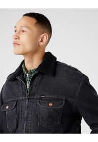 Wrangler - WRANGLER ANTI FIT SHERPA MĘSKA KURTKA JEANSOWA ONE CHANCE W4727029P. Materiał: jeans #3