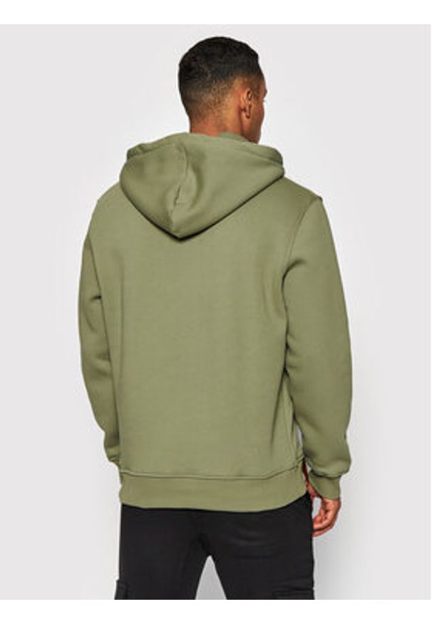 Alpha Industries Bluza Basic 178312 Zielony Regular Fit. Kolor: zielony. Materiał: bawełna