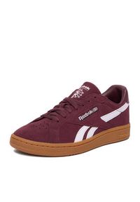 Reebok Sneakersy EO-CLUB C GROUNDS UK 100229523 Bordowy. Kolor: czerwony. Materiał: skóra, zamsz. Model: Reebok Club #3