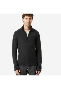 FORCLAZ - Bluza trekkingowa męska Forclaz MT900 merino. Materiał: wełna, włókno, elastan, poliamid, materiał. Sport: wspinaczka
