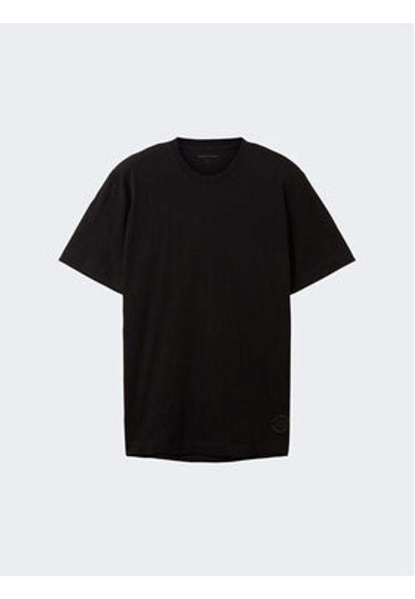 Tom Tailor Komplet 2 t-shirtów 1037741 Czarny Regular Fit. Kolor: czarny. Materiał: bawełna