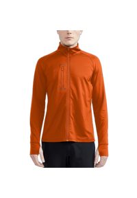 Lekka bluza dresowa Craft Adv Explore. Kolor: pomarańczowy. Materiał: dresówka #1