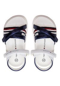 TOMMY HILFIGER - Tommy Hilfiger Sandały T1A2-33235-0273 S Niebieski. Kolor: niebieski #3