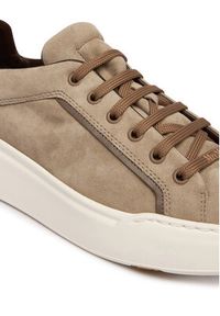 Max Mara Sneakersy 2614761031650 Beżowy. Kolor: beżowy. Materiał: skóra #5