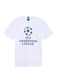 CHAMPIONS LEAGUE - koszulka UEFA Champions League. Kolor: biały. Materiał: bawełna