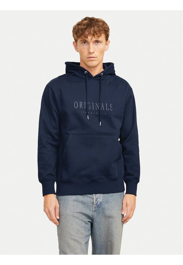 Jack & Jones Bluza Frederiksberg 12262811 Granatowy Regular Fit. Kolor: niebieski. Materiał: bawełna