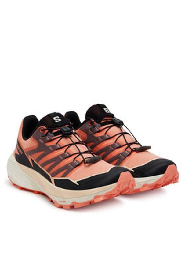 salomon - Salomon Buty do biegania Thundercross L47802800 Pomarańczowy. Kolor: pomarańczowy. Materiał: materiał