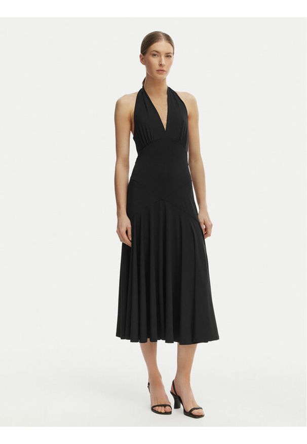 MICHAEL Michael Kors Sukienka koktajlowa MS683COH6J Czarny Slim Fit. Kolor: czarny. Materiał: syntetyk. Styl: wizytowy