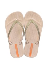 Klapki Lolita Kids Antomica Ipanema Dzieci. Okazja: na co dzień. Kolor: żółty. Materiał: syntetyk. Styl: casual