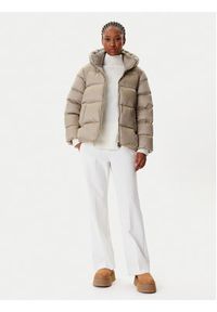 Hetrego - Hetregó Kurtka puchowa Arina 8P600 25WD02 Beżowy Regular Fit. Kolor: beżowy. Materiał: syntetyk #2