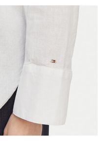 TOMMY HILFIGER - Tommy Hilfiger Koszula UW0UW06428 Biały Oversize. Kolor: biały. Materiał: bawełna #3