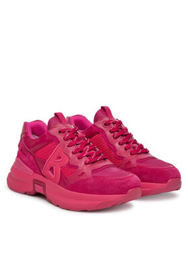 Bogner Sneakersy Ctp25 22522505 Różowy. Kolor: różowy. Materiał: skóra