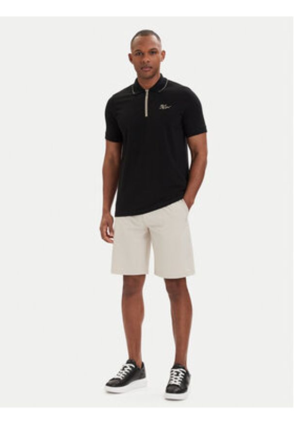 Karl Lagerfeld - KARL LAGERFELD Szorty sportowe 265701 562034 Beżowy Regular Fit. Kolor: beżowy. Materiał: syntetyk. Styl: sportowy