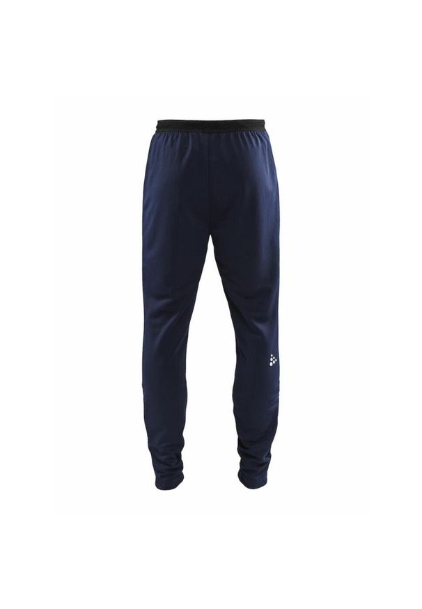 Spodnie treningowe męskie Craft Evolve. Kolor: niebieski. Materiał: dresówka. Sport: fitness