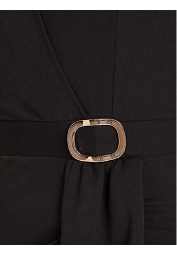 Morgan Sukienka koktajlowa 242-RJIMY Czarny Slim Fit. Kolor: czarny. Materiał: syntetyk. Styl: wizytowy