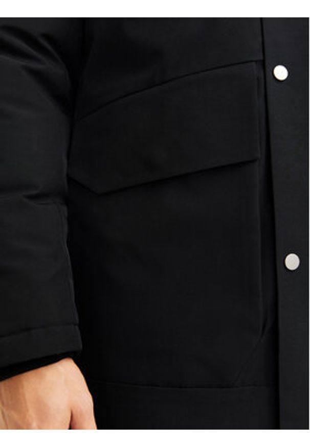 Jack & Jones Parka Trek 12256992 Czarny Regular Fit. Kolor: czarny. Materiał: syntetyk