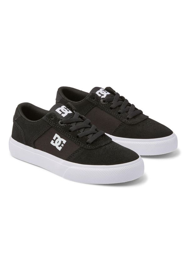 DC Shoes - Buty sznurowane dla Chłopcy TEKNIC Czarny. Okazja: na co dzień. Kolor: szary. Materiał: tkanina, guma, skóra
