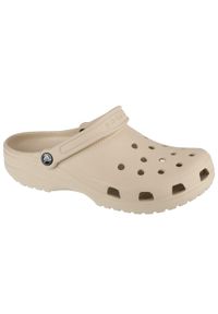 Klapki dla dorosłych Crocs Classic. Kolor: beżowy. Styl: sportowy