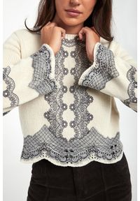 Twinset Milano - Sweter damski wełniany TWINSET. Materiał: wełna #4