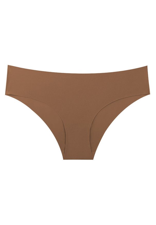 Intica - Figi bezszwowe gładkie niewidoczne pod ubraniem Omega. Kolor: brązowy. Materiał: materiał. Wzór: gładki
