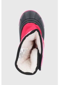 CMP śniegowce dziecięce BABY LATU SNOW BOOTS kolor różowy. Nosek buta: okrągły. Zapięcie: rzepy. Kolor: różowy. Materiał: guma. Sezon: lato #4