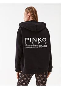 Pinko Bluza Sisma 101767 A13L Czarny Relaxed Fit. Kolor: czarny. Materiał: bawełna #5