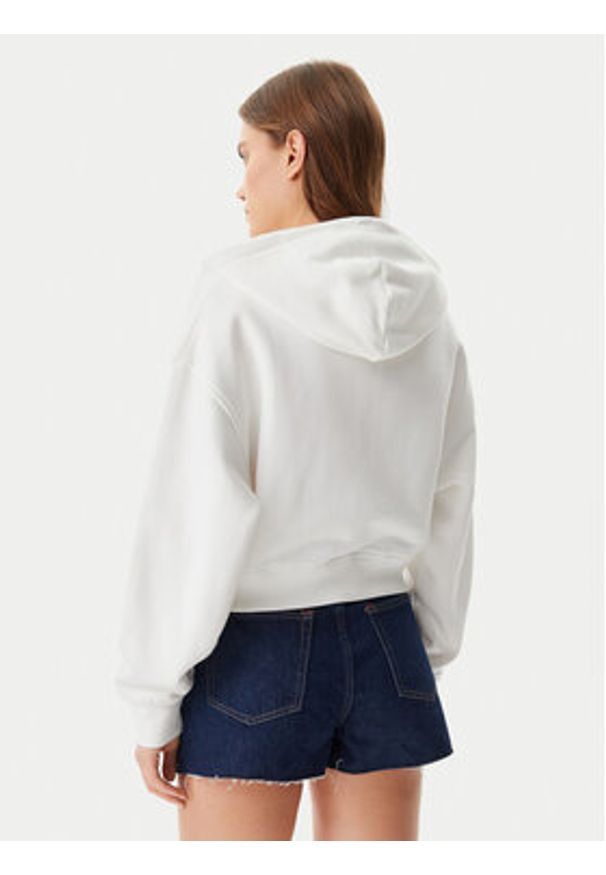 Tommy Jeans Bluza DW0DW21355 Biały Boxy Fit. Kolor: biały. Materiał: bawełna