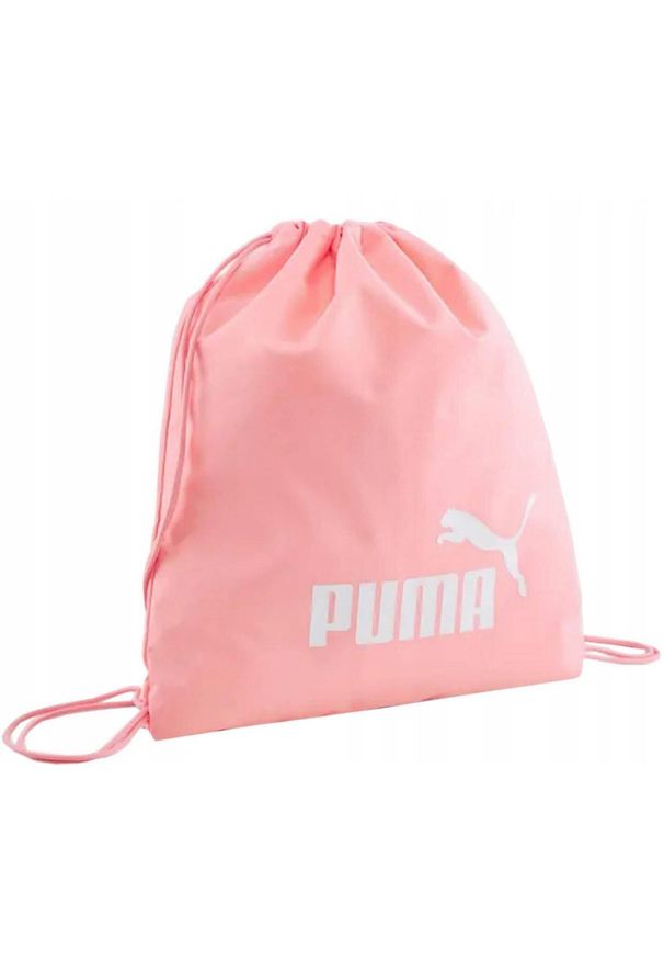 Plecak worek szkolny Puma Phase Gym Sack. Kolor: różowy