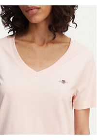 GANT - Gant T-Shirt Shield 4200750 Pomarańczowy jasny Regular Fit. Kolor: pomarańczowy. Materiał: bawełna #3