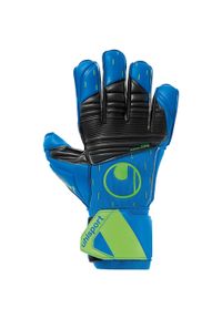 UHLSPORT - Rękawice bramkarskie Uhlsport Aquasoft. Kolor: niebieski, wielokolorowy, czarny