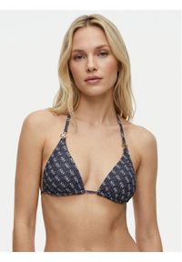Guess Góra od bikini E6GJ48 KCBJ0 Granatowy. Kolor: niebieski. Materiał: syntetyk #1