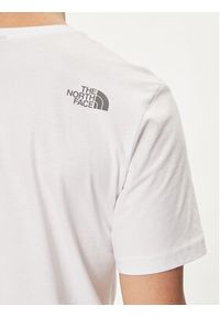 The North Face T-Shirt Mountain Line NF0A87NT Biały Regular Fit. Kolor: biały. Materiał: bawełna #3