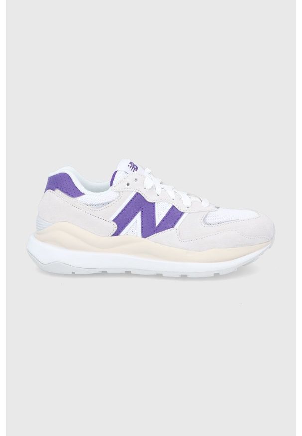 New Balance - Buty M5740SB1. Zapięcie: sznurówki. Kolor: beżowy. Materiał: guma