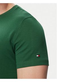 TOMMY HILFIGER - Tommy Hilfiger T-Shirt Logo MW0MW11797 Zielony ciemny Regular Fit. Kolor: zielony. Materiał: bawełna #2