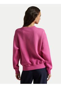 Polo Ralph Lauren Bluza 211971697505 Różowy Relaxed Fit. Typ kołnierza: polo. Kolor: różowy. Materiał: bawełna #3