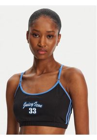 Juicy Couture Biustonosz top JCSNS125404 Czarny. Kolor: czarny. Materiał: bawełna