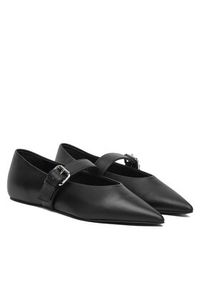 Weekend Max Mara Baleriny 2615521054650 Czarny. Kolor: czarny. Materiał: skóra #6