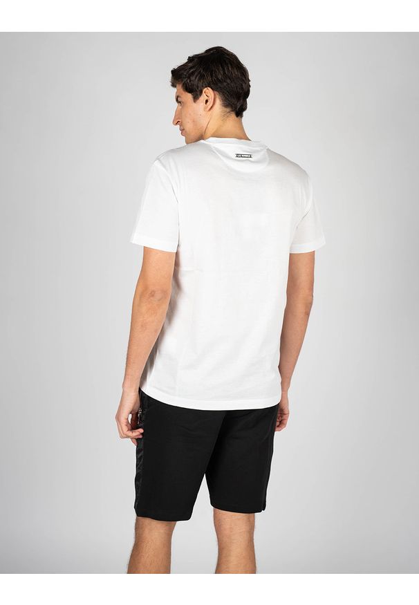 Les Hommes Szorty | LKJ501 756A | Short Sweatpants In Mercerized Cotton | Mężczyzna | Czarny. Okazja: na co dzień. Kolor: czarny. Materiał: bawełna. Styl: casual
