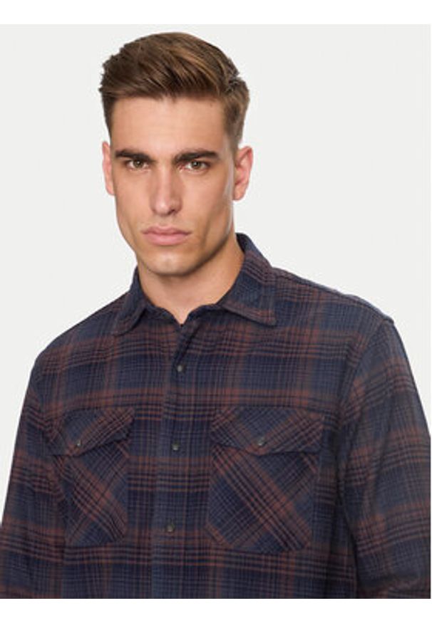 Replay Koszula M4067A.000.52714 Granatowy Regular Fit. Kolor: niebieski. Materiał: bawełna