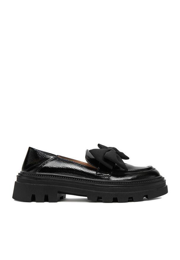 DeeZee Loafersy TYA56-J128 Czarny. Kolor: czarny. Materiał: skóra